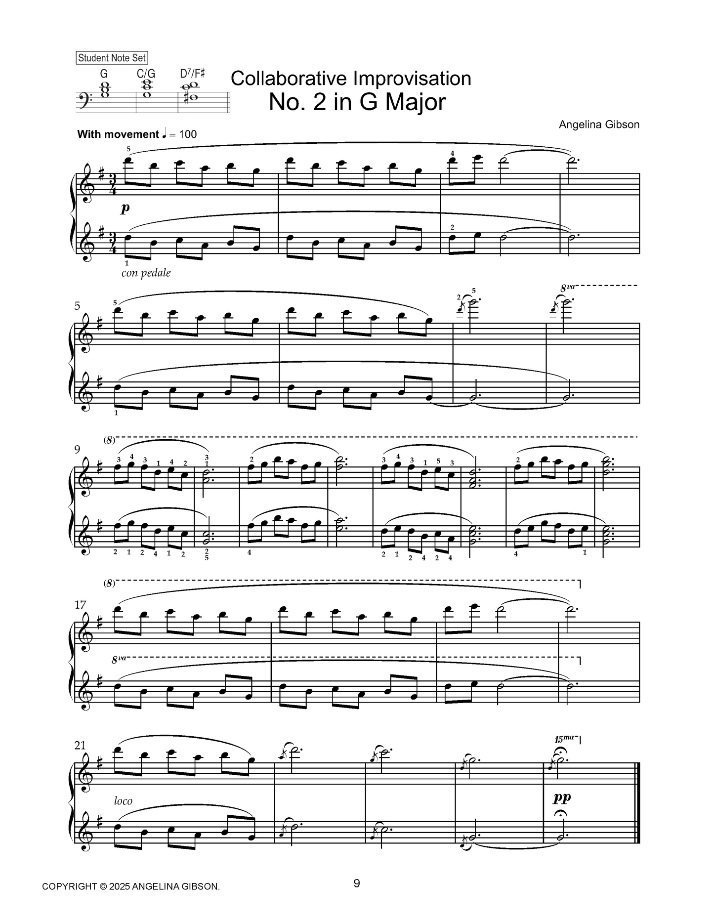 Invitations to Improvisation Level 2