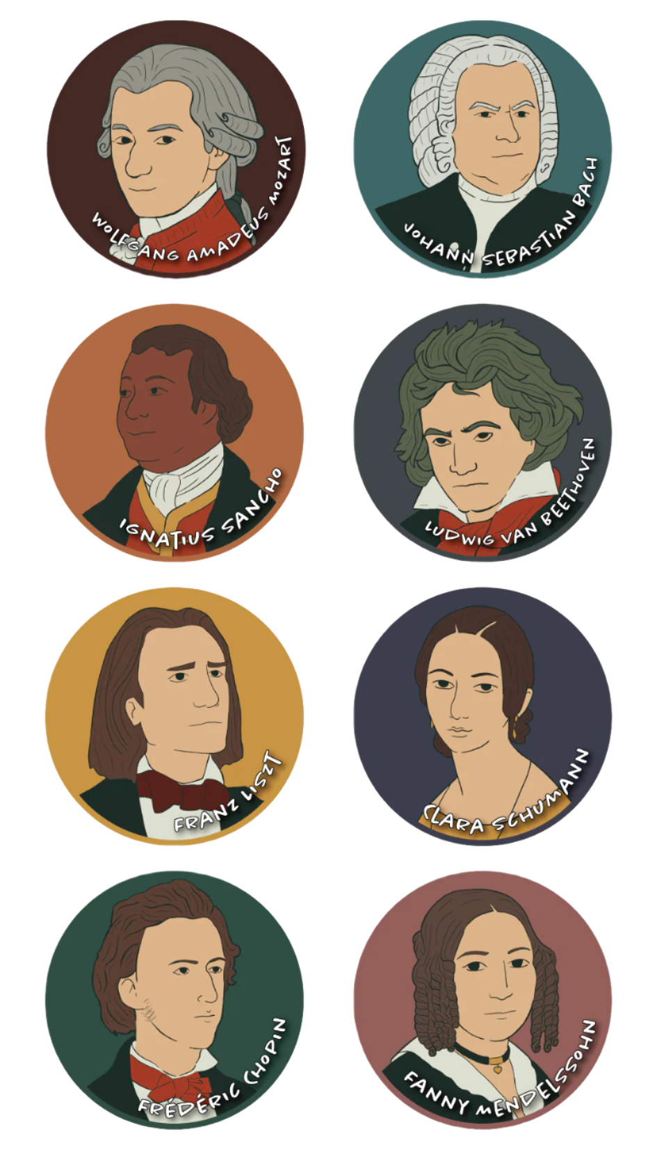 Composer Stickers