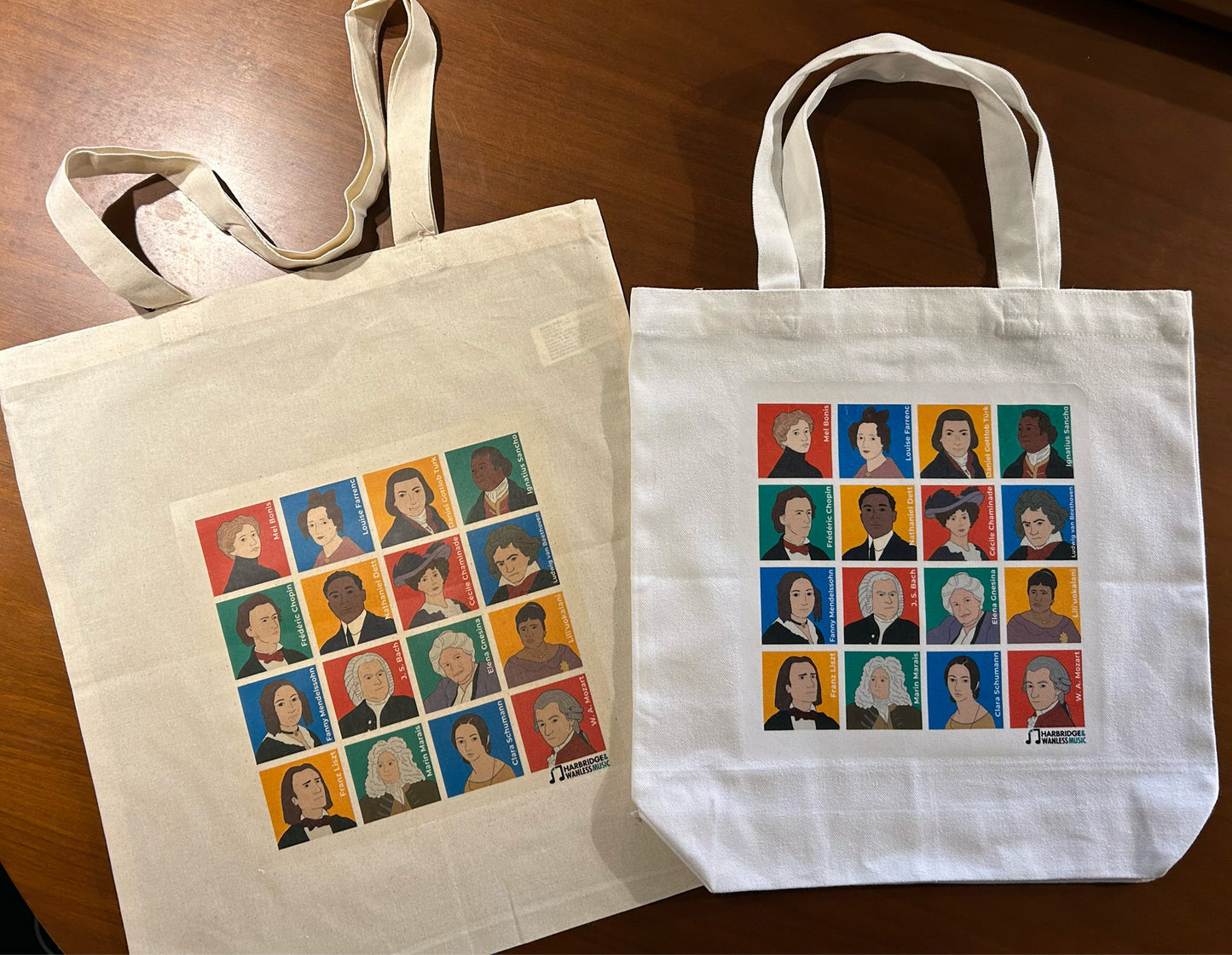 Composer Block Tote Bag