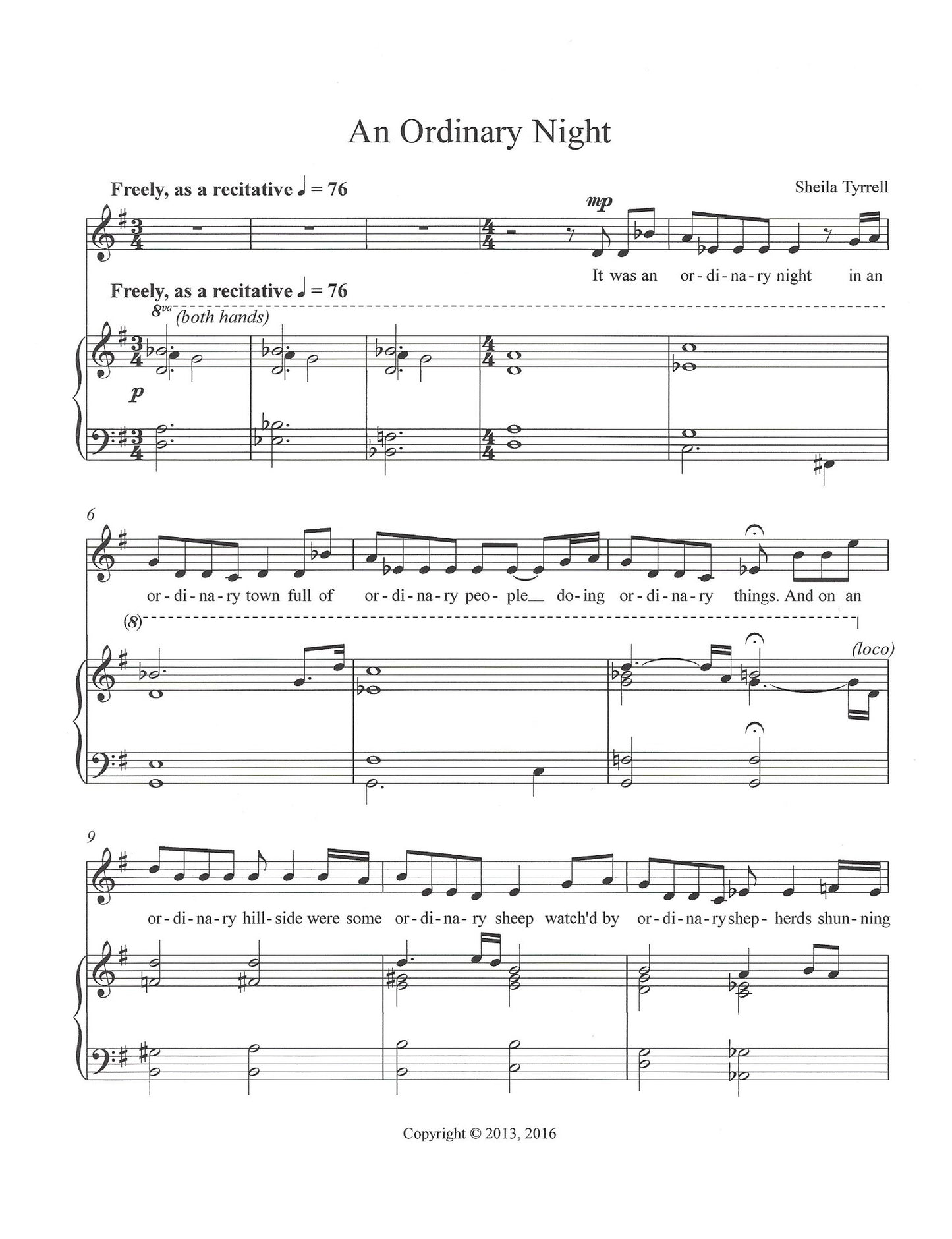 An Ordinary Night (PDF Download)
