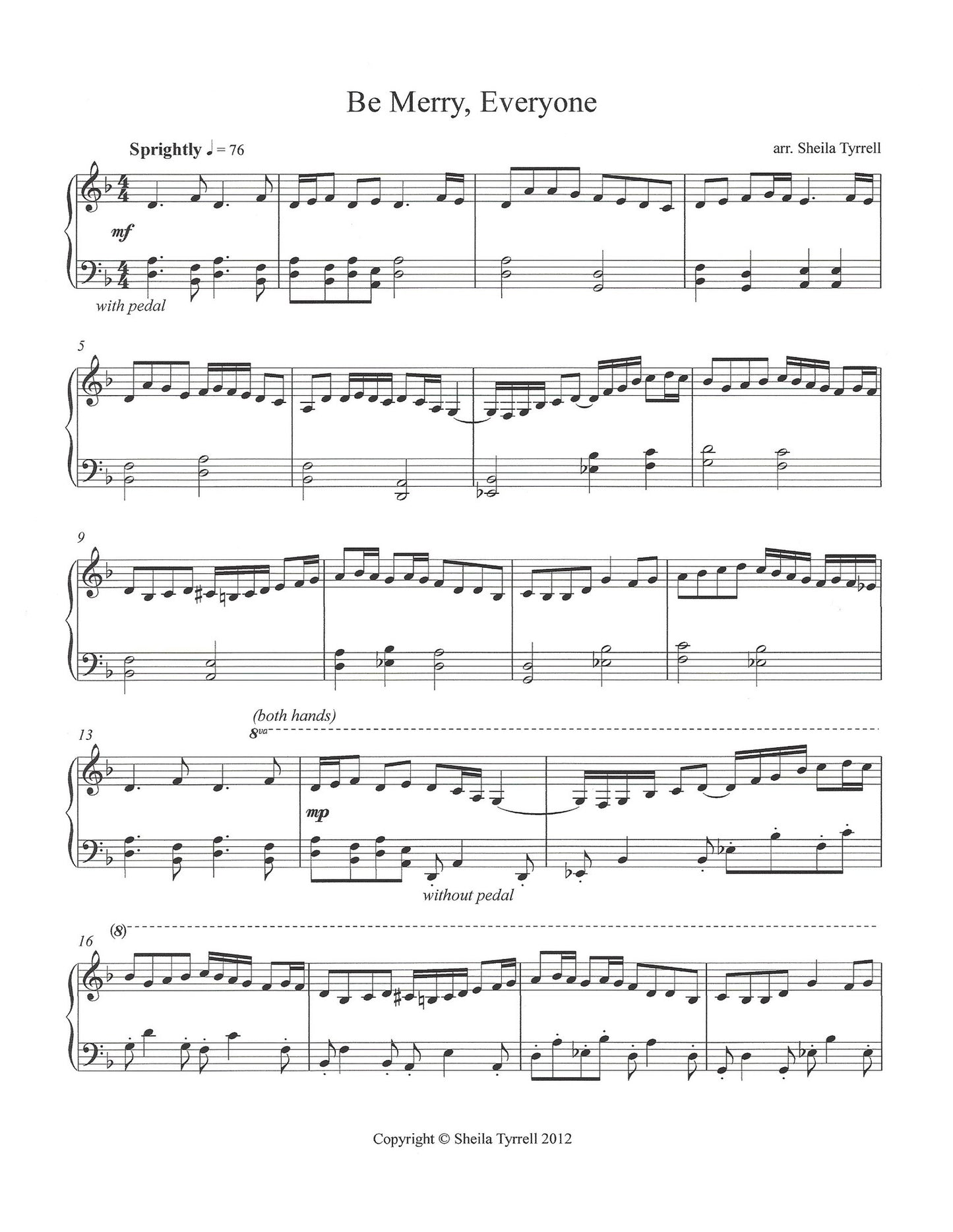 Be Merry, Everyone (PDF Download)