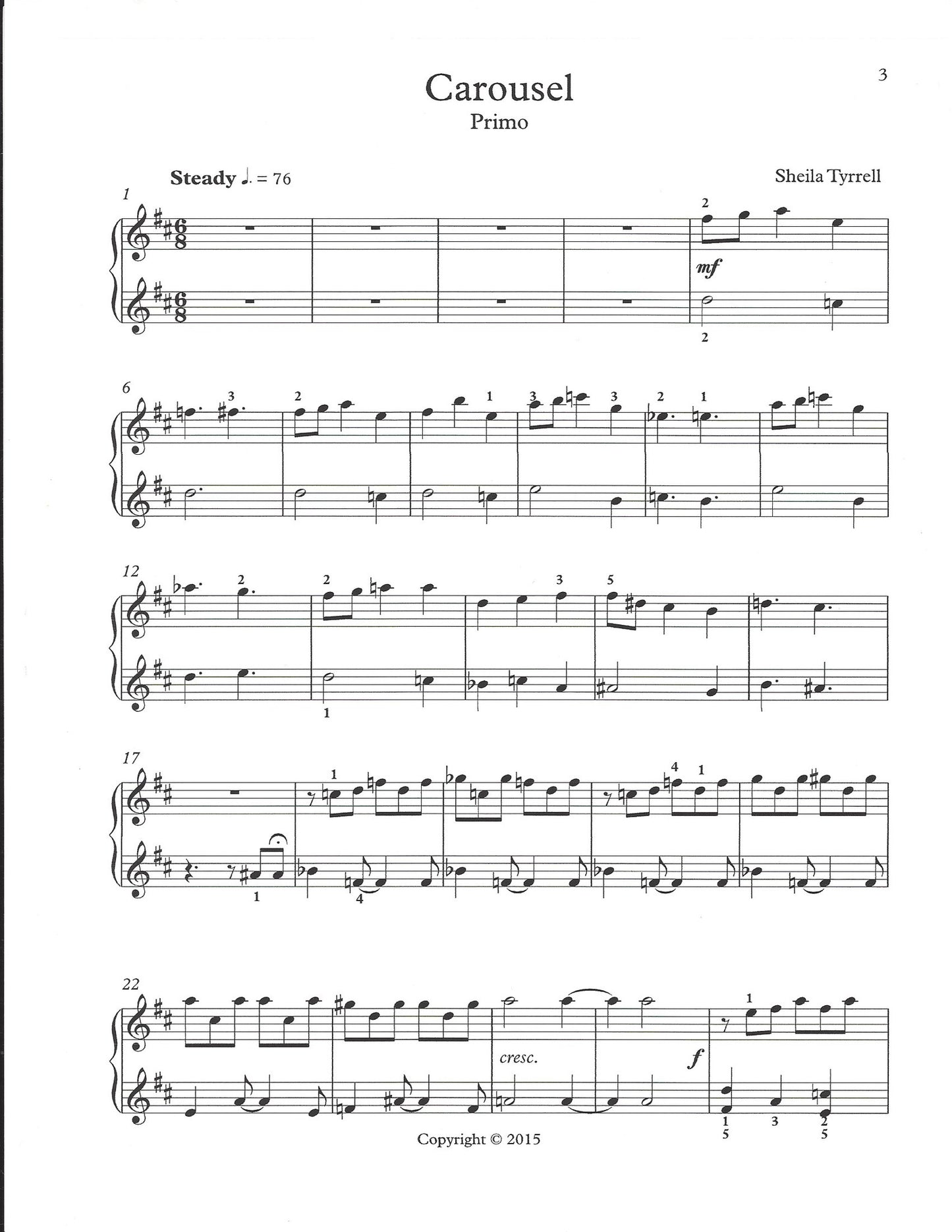 Carousel Duet (PDF Download)