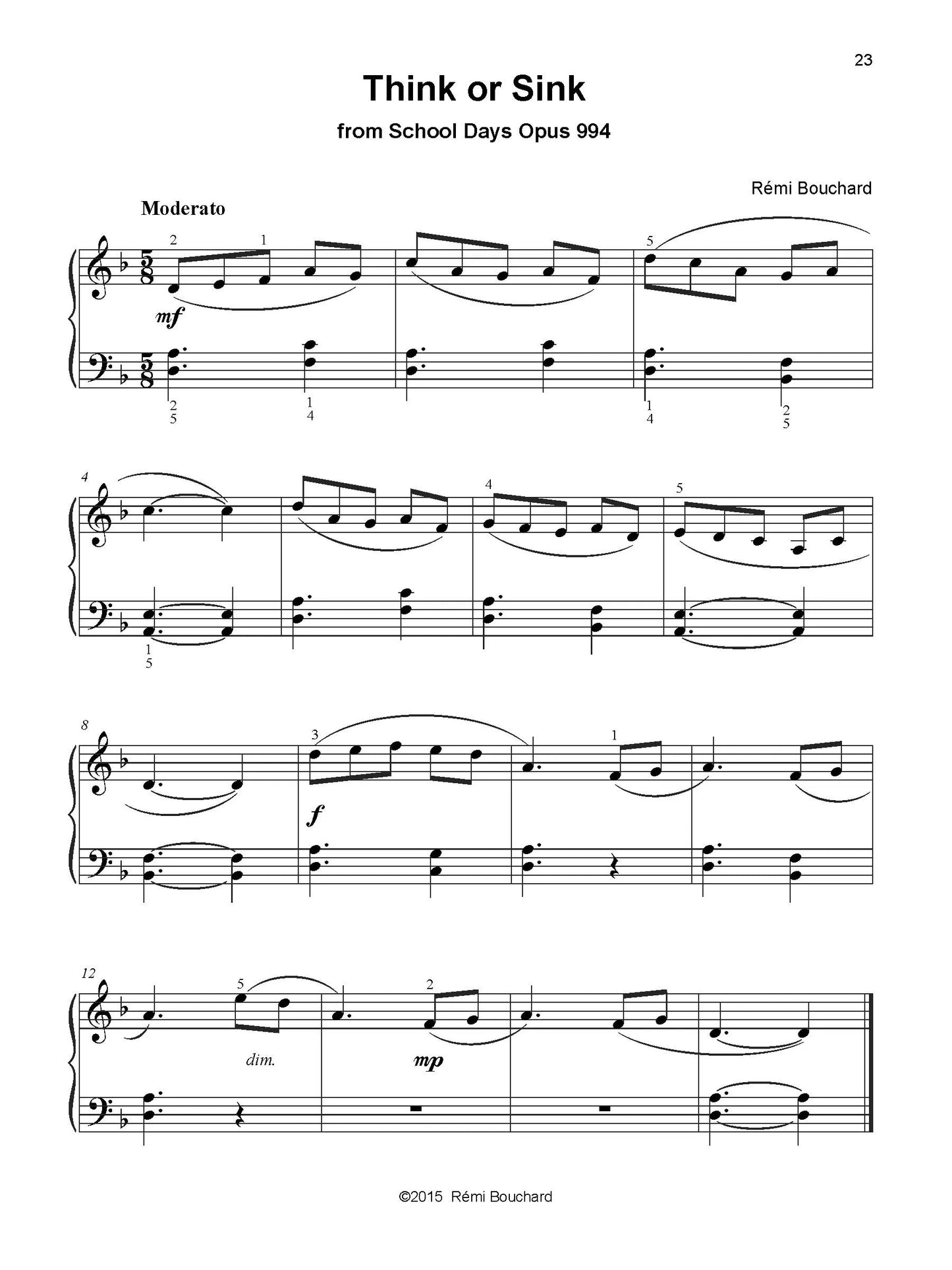 Pianorama 20 Elementary Piano Solos