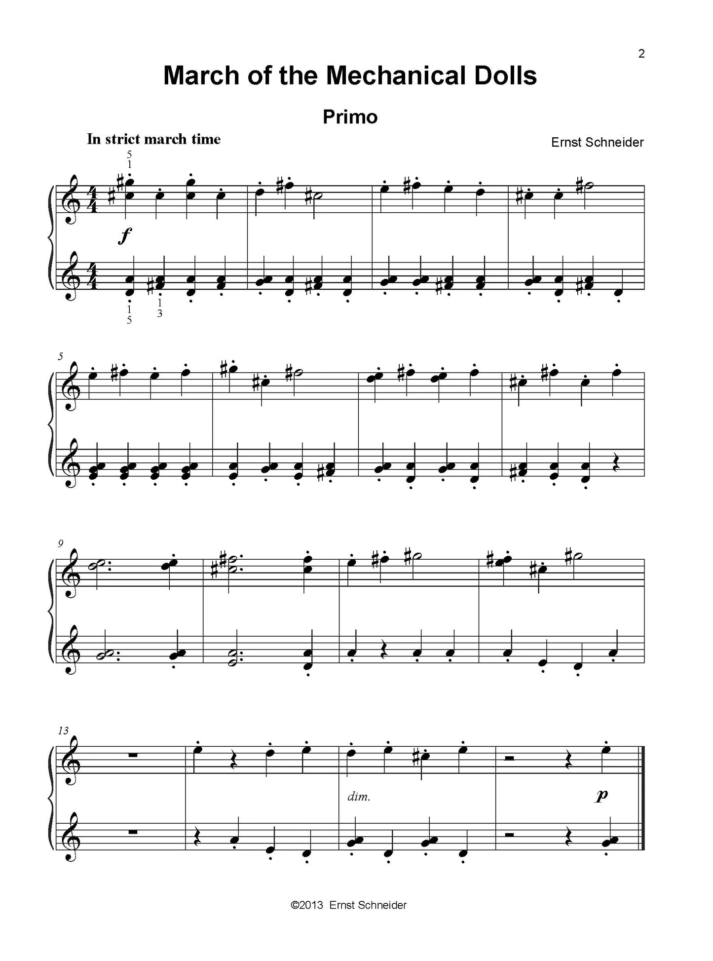 March of the Mechanical Dolls