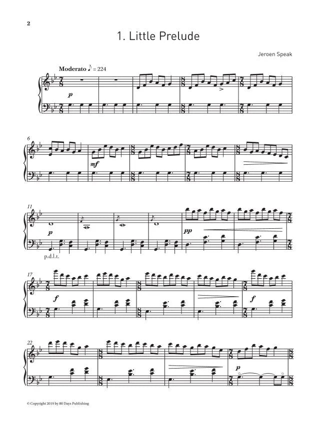 Reflections for Pedal Harp
