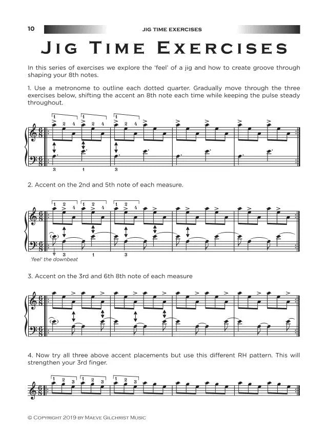 Traditional tune arrangements and original compositions for the lever harp Book 1