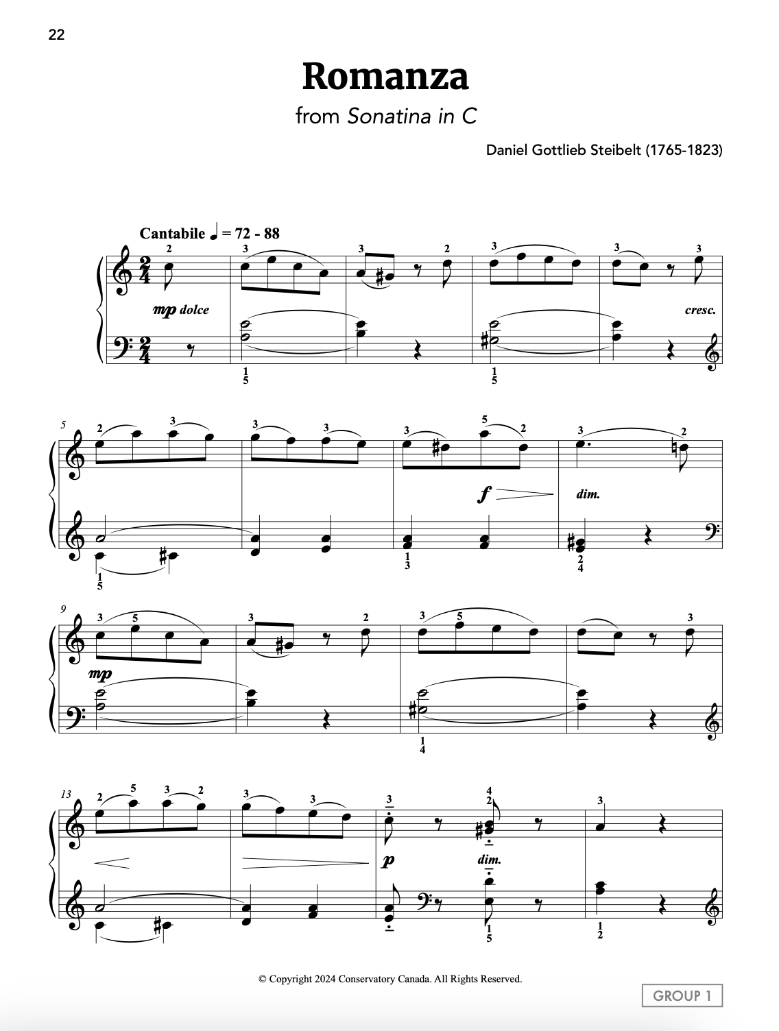 Mosaics Piano Repertoire Level 1