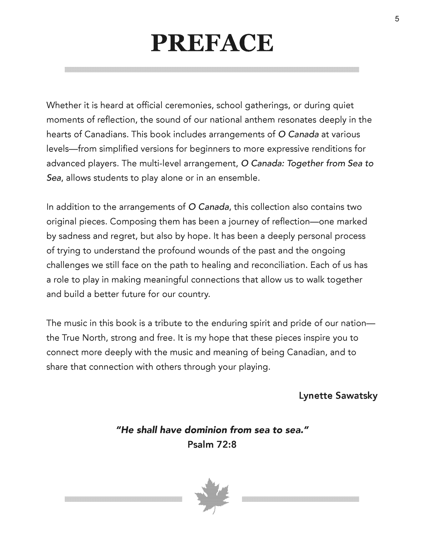 O Canada: A Collection of Piano Pieces Inspired by Our National Anthem (PDF Download)