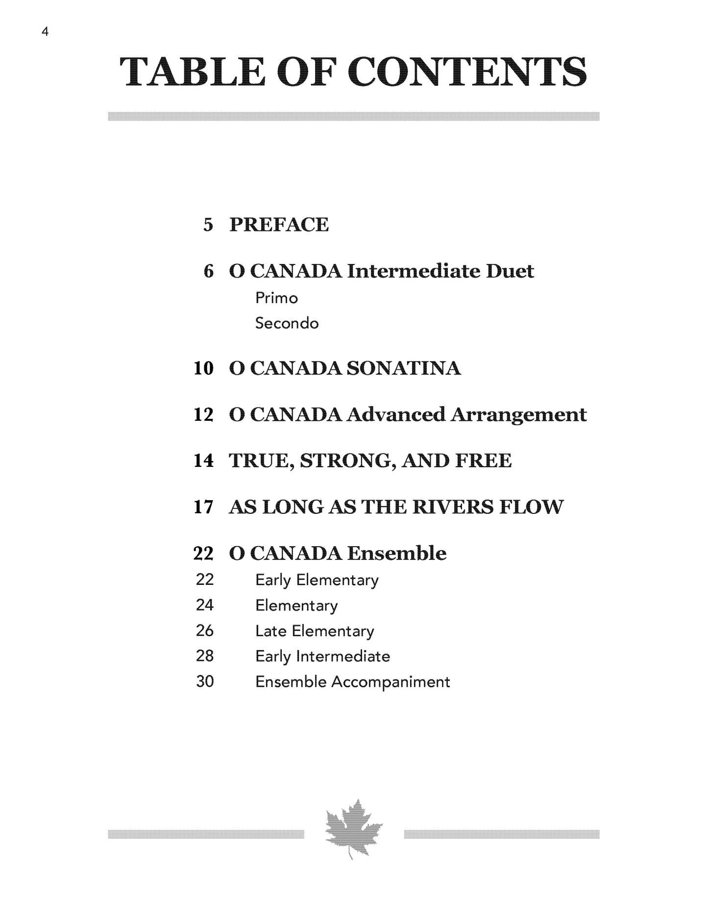 O Canada: A Collection of Piano Pieces Inspired by Our National Anthem (PDF Download)