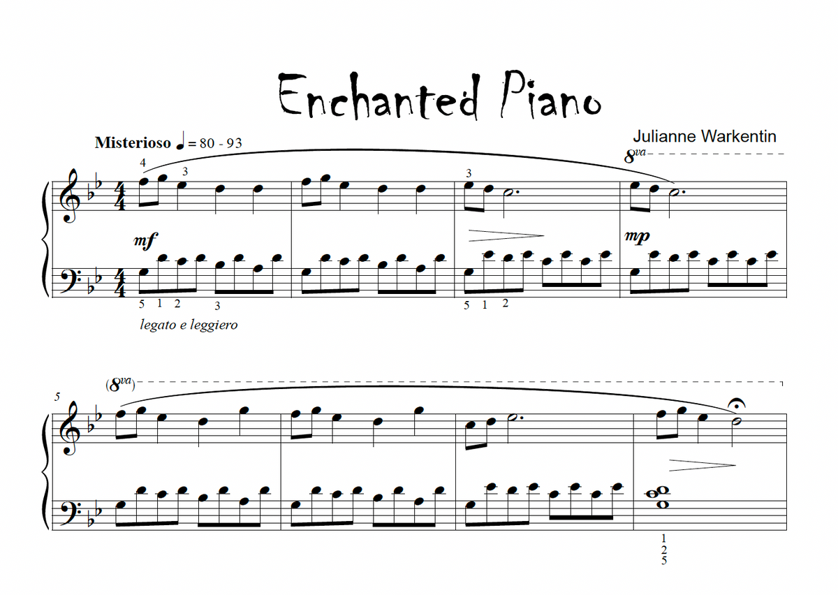 Enchanted Piano (PDF Download)