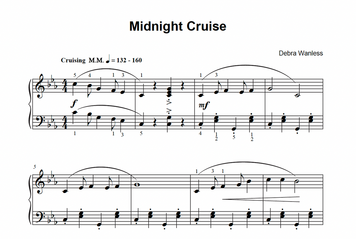 Midnight Cruise (PDF Download)