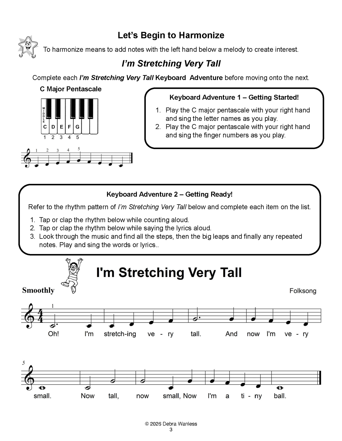 'Let's Begin' Keyboard Fun Level C (PDF Download)