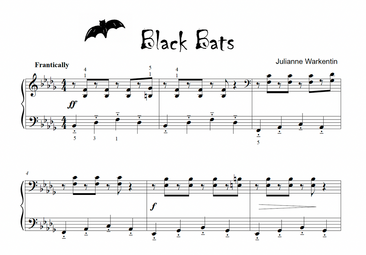 Black Bats (PDF Download)