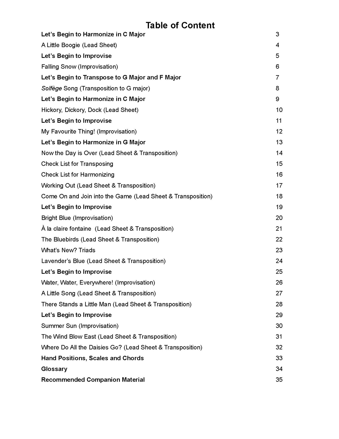 'Let's Begin' Keyboard Fun Level D (PDF Download)