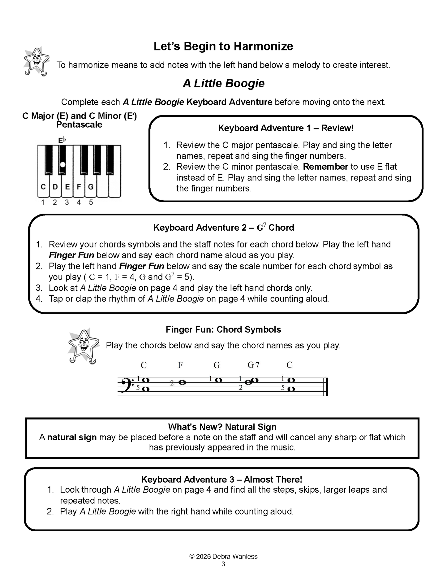 'Let's Begin' Keyboard Fun Level D (PDF Download)