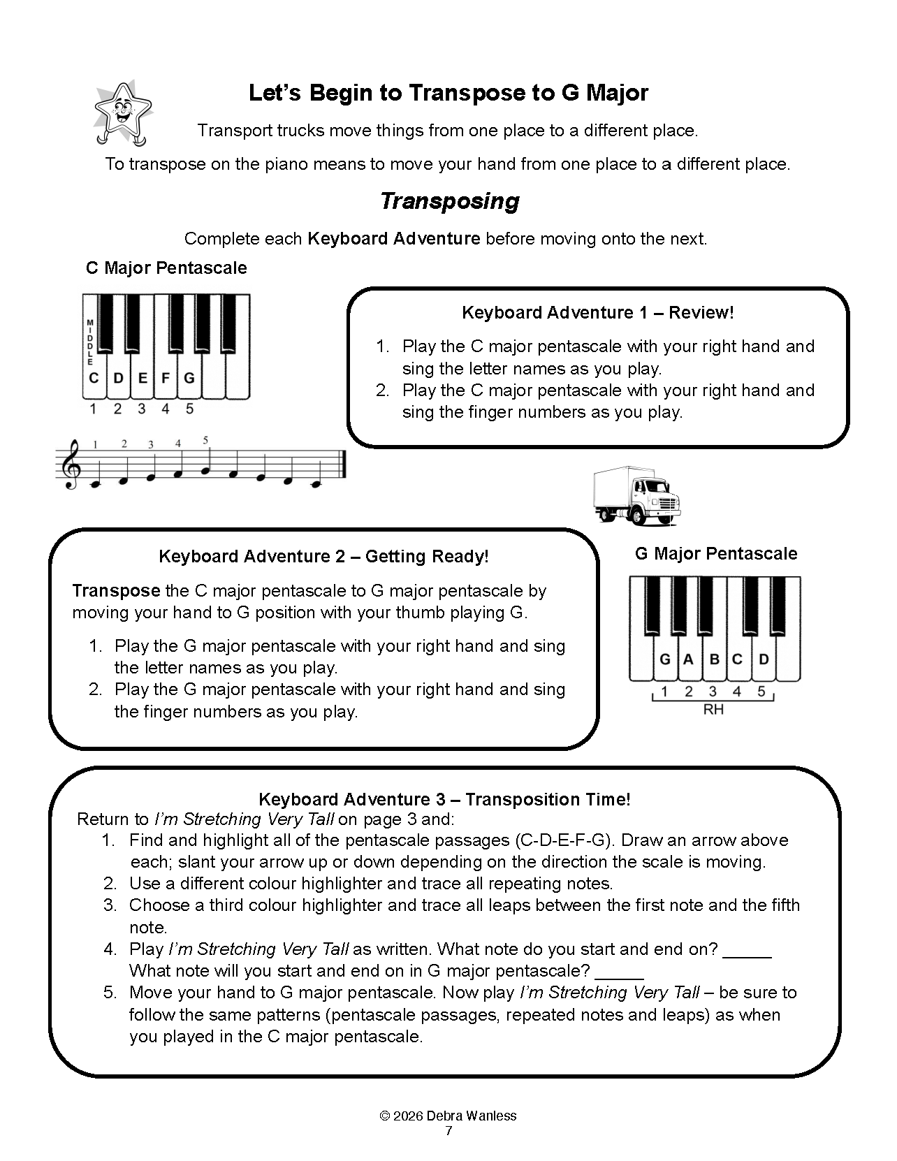 'Let's Begin' Keyboard Fun Level C (PDF Download)