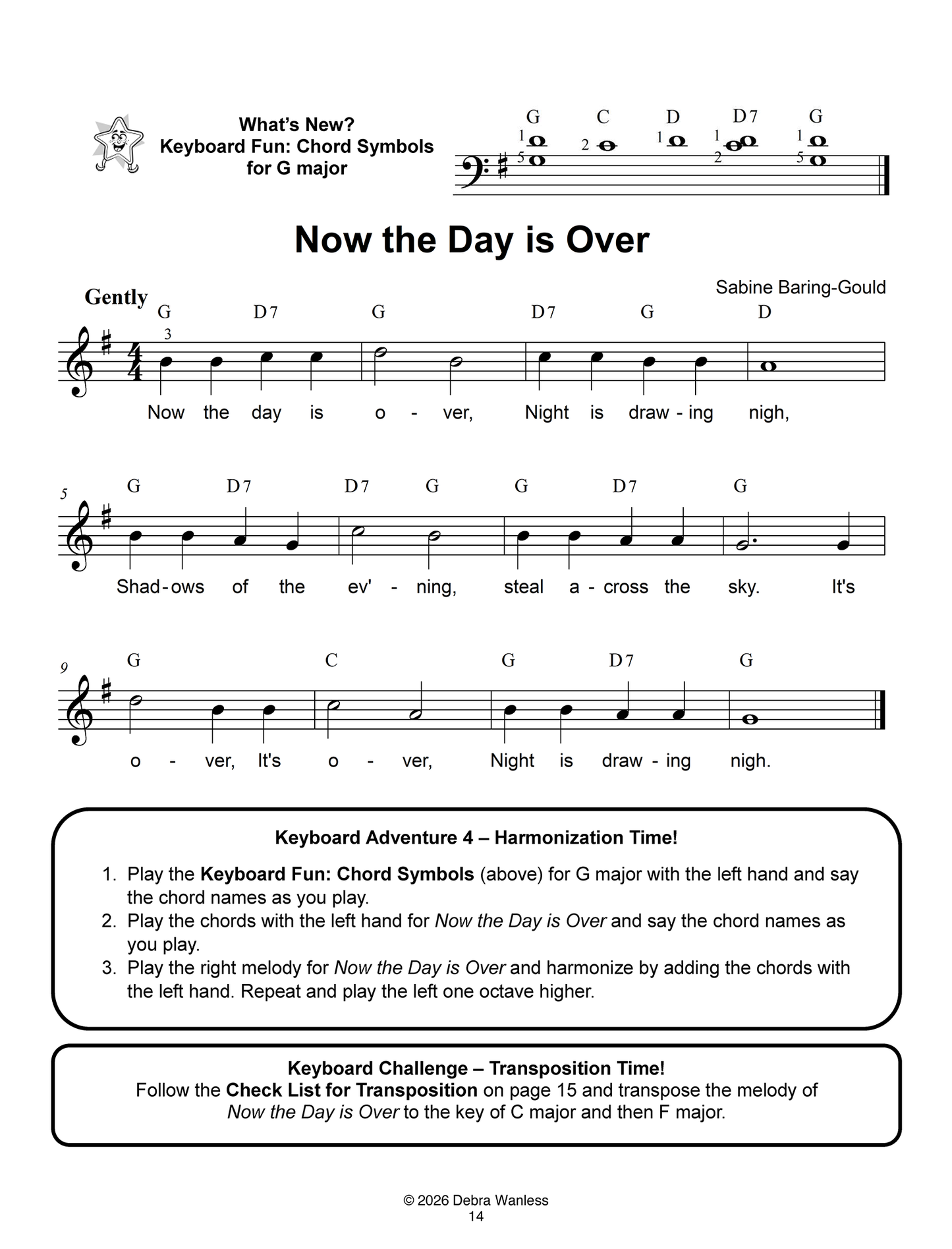 'Let's Begin' Keyboard Fun Level D (PDF Download)