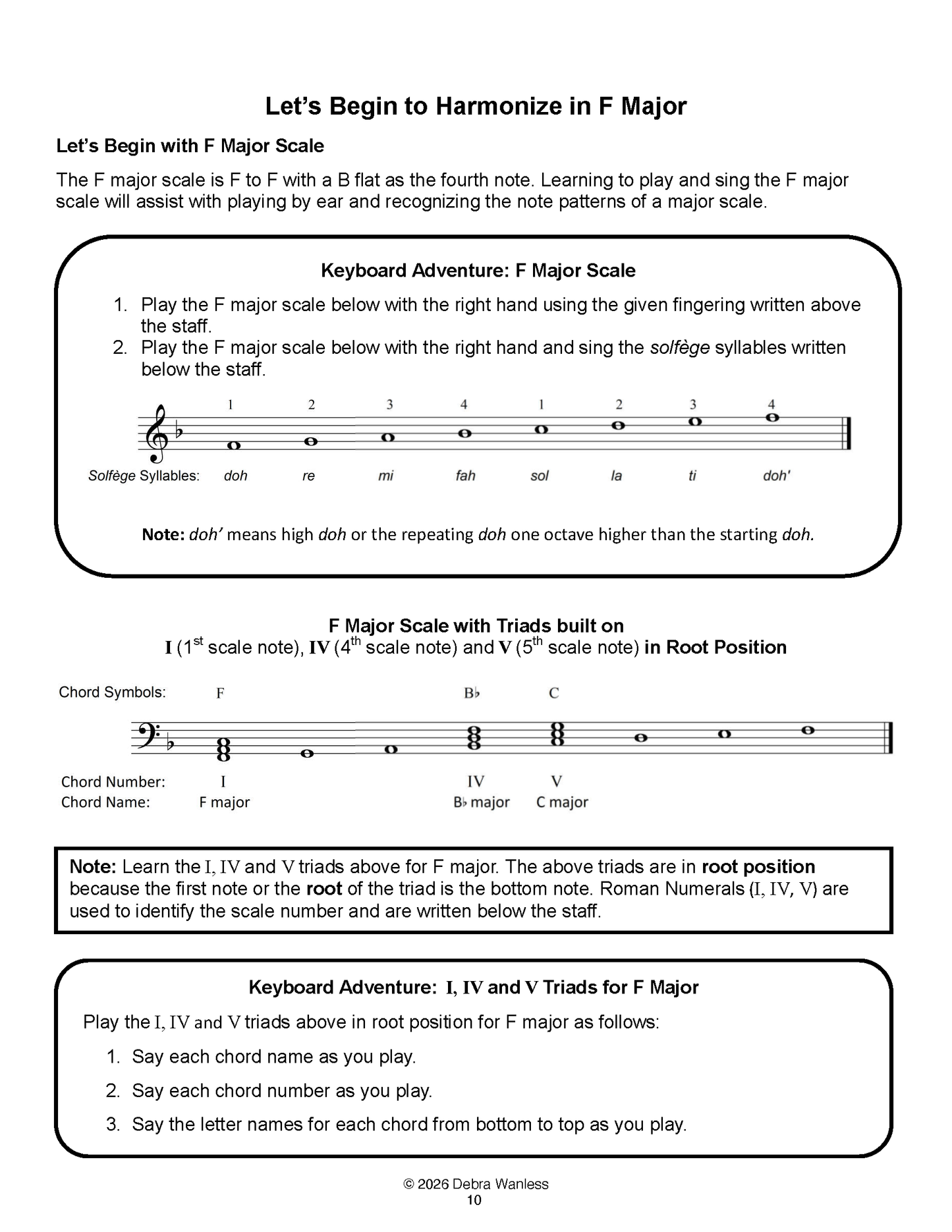 'Let's Begin' Keyboard Fun Level 2 (PDF Download)