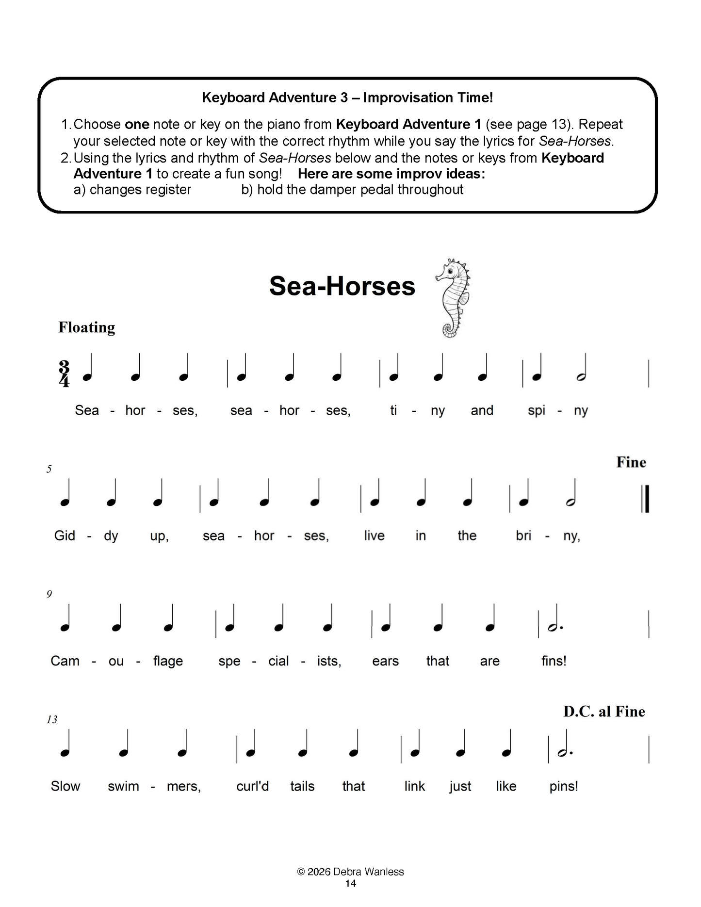 'Let's Begin' Keyboard Fun Level C (PDF Download)
