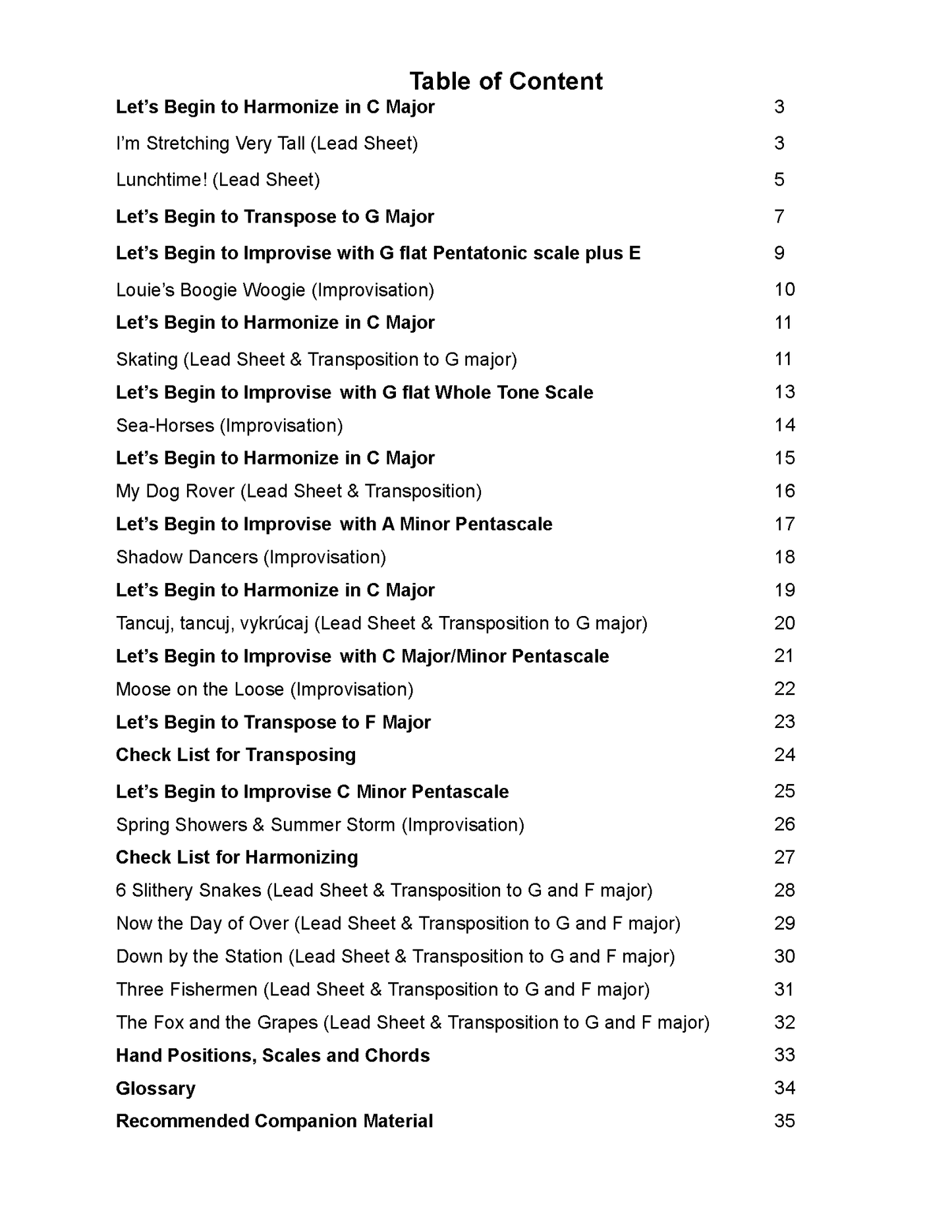 'Let's Begin' Keyboard Fun Level C (PDF Download)