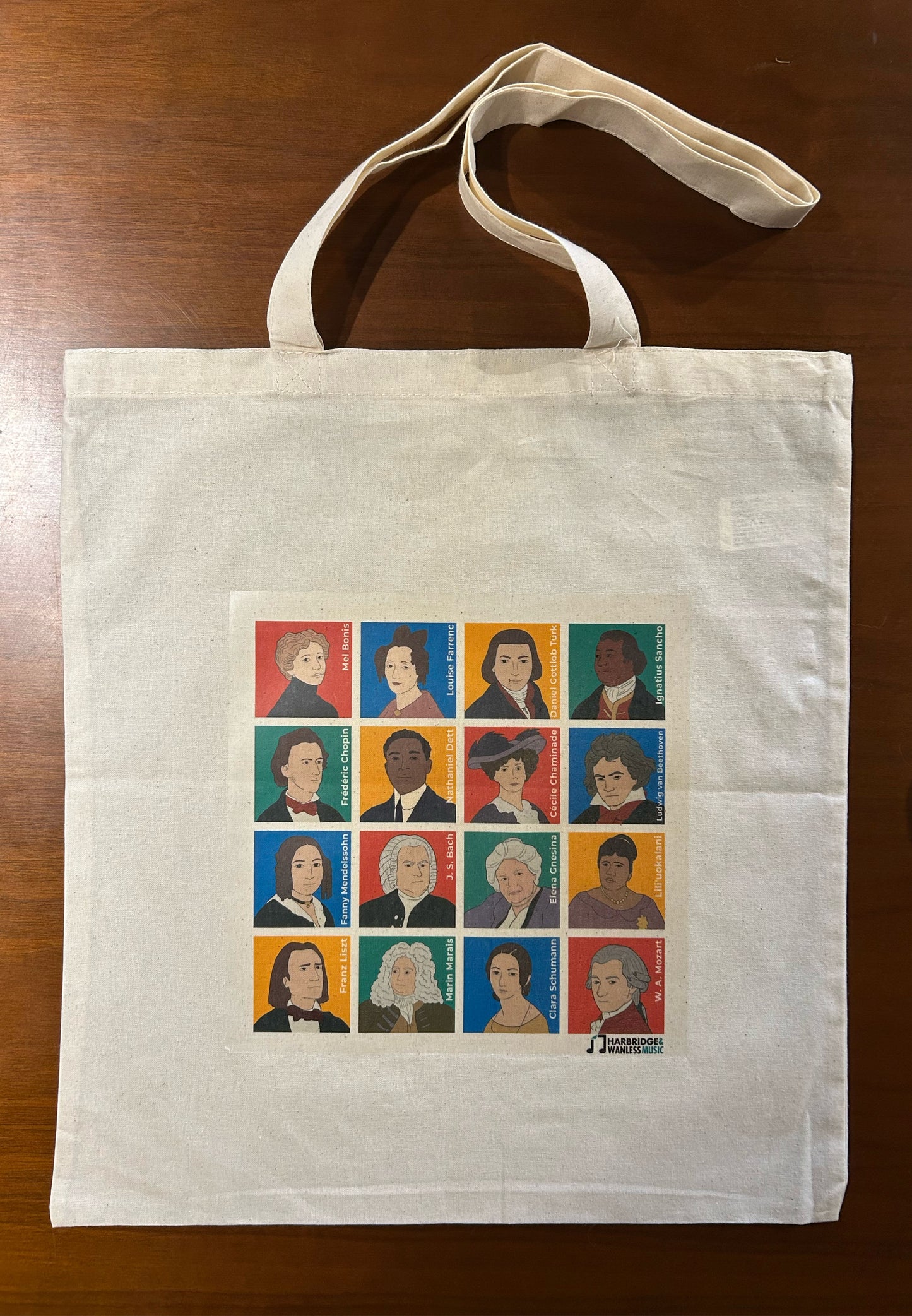 Composer Block Tote Bag