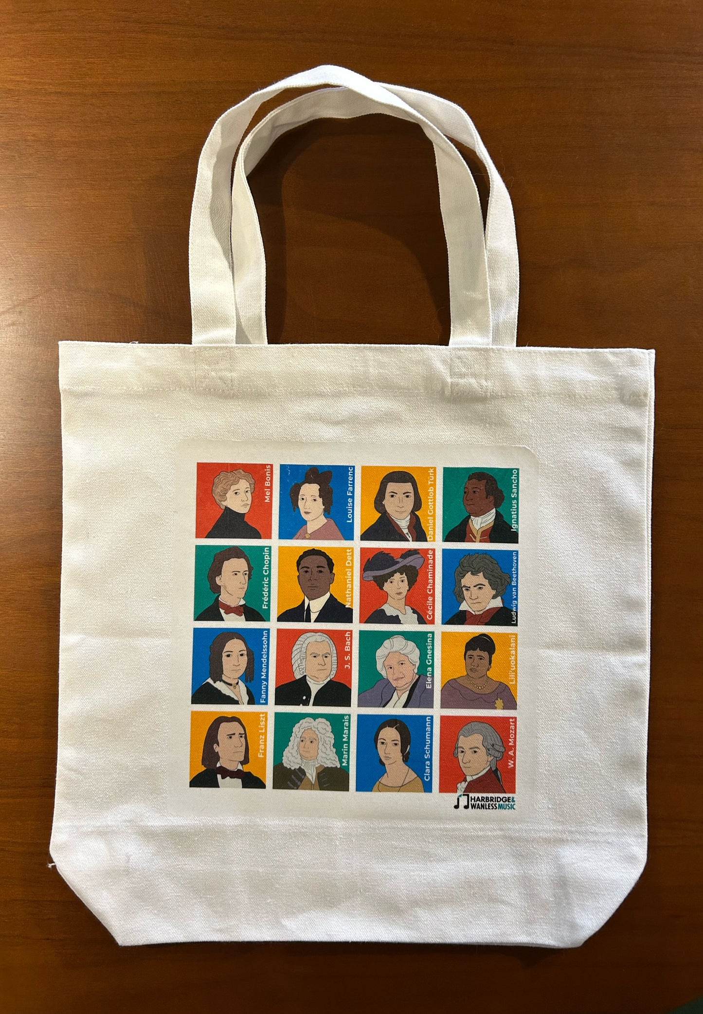 Composer Block Tote Bag