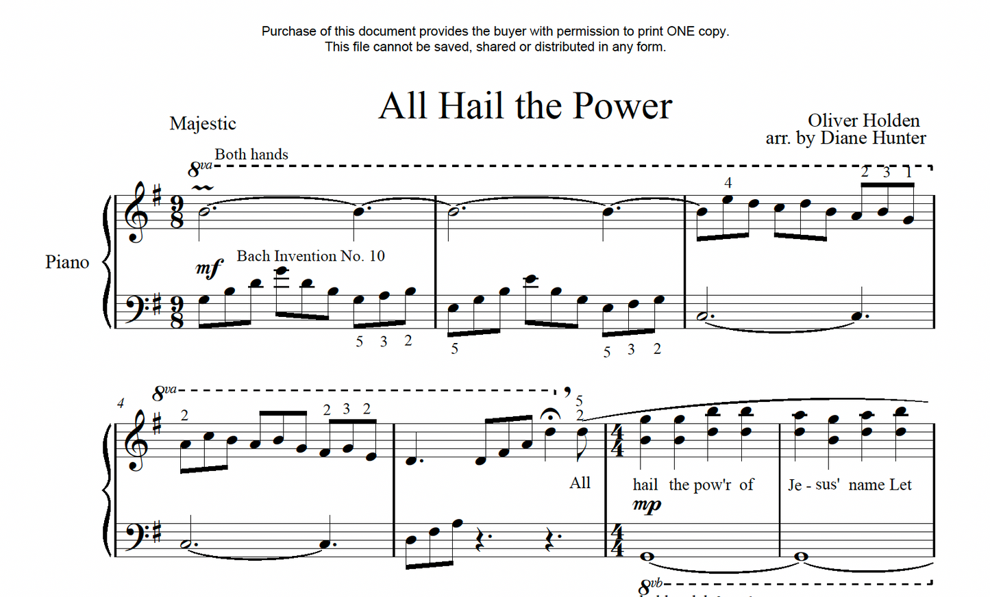 All Hail the Power (PDF Download)