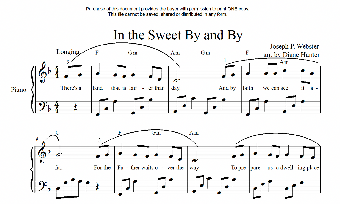 In the Sweet By and By (PDF Download)