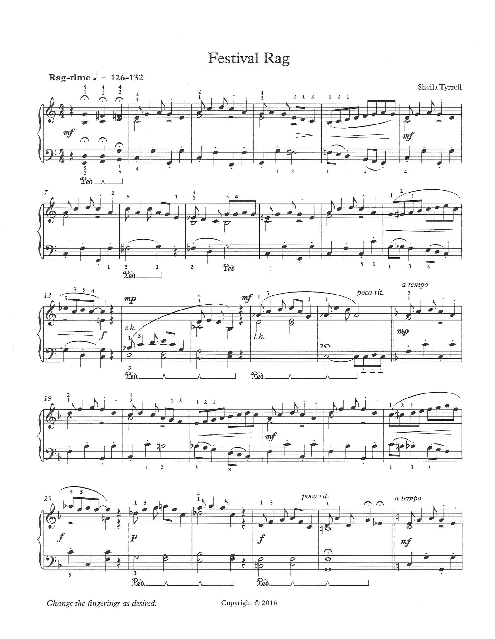 Sample Rag Pdf Festival Rag (PDF Download) – Harbridge & Wanless Music