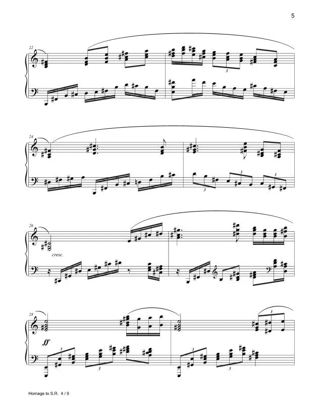 Okanagan Opus 11: Advanced Piano Solo (PDF Download)