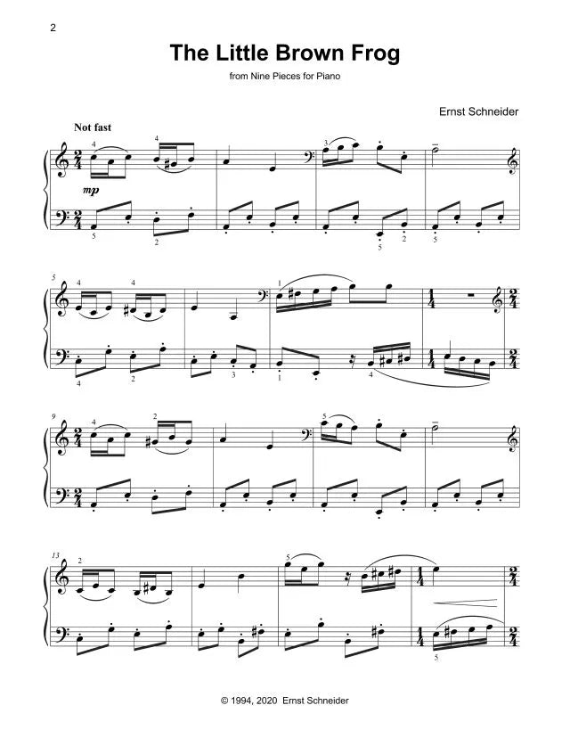 Okanagan Opus 5: Early Intermediate Piano Solos (PDF Download)