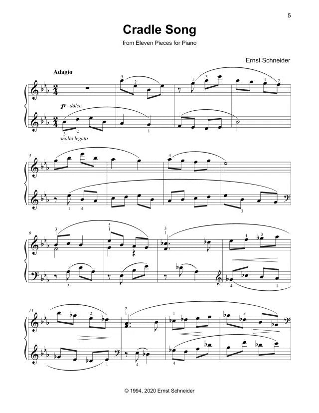 Okanagan Opus 6: Intermediate Piano Solos (PDF Download)