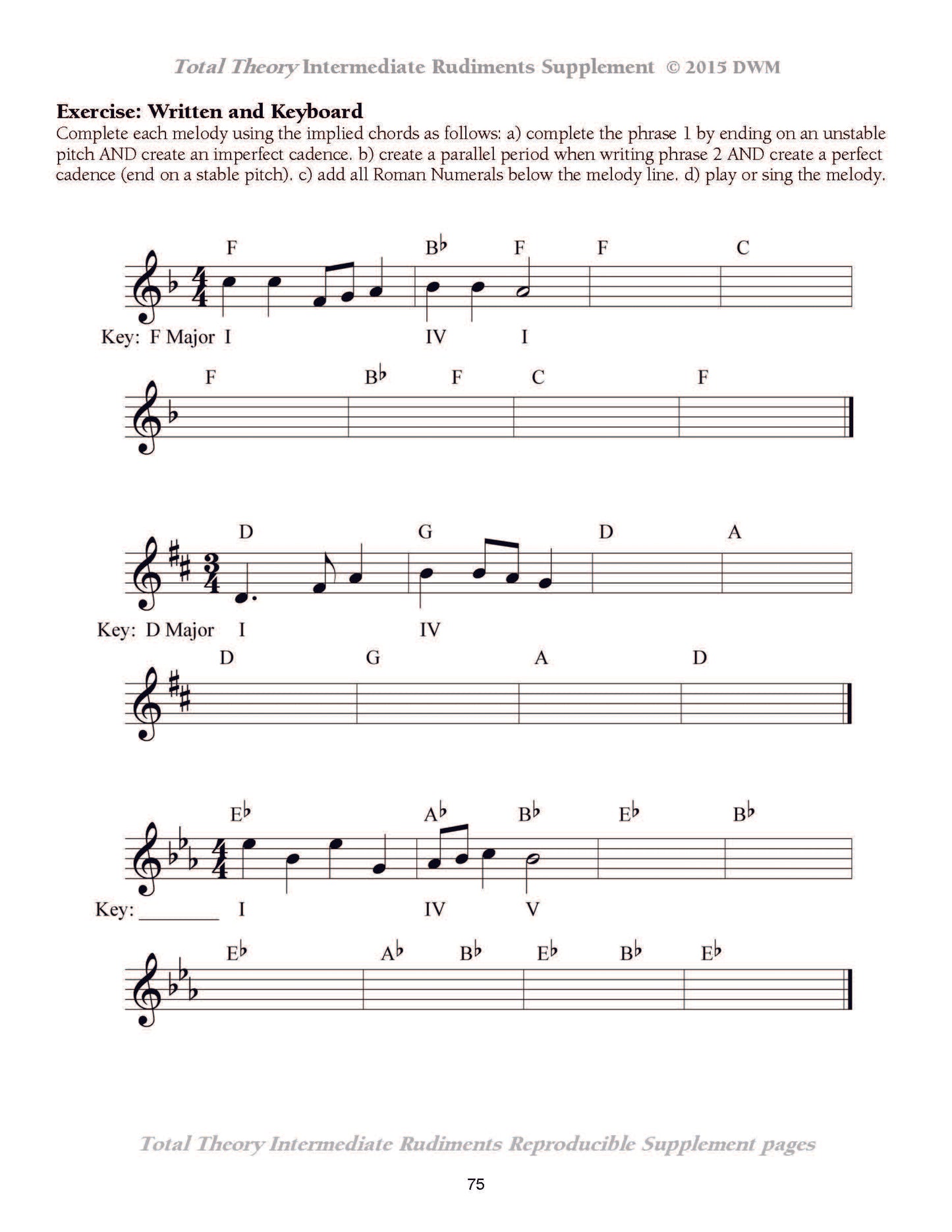 Total Theory Intermediate Supplement by James Lawless