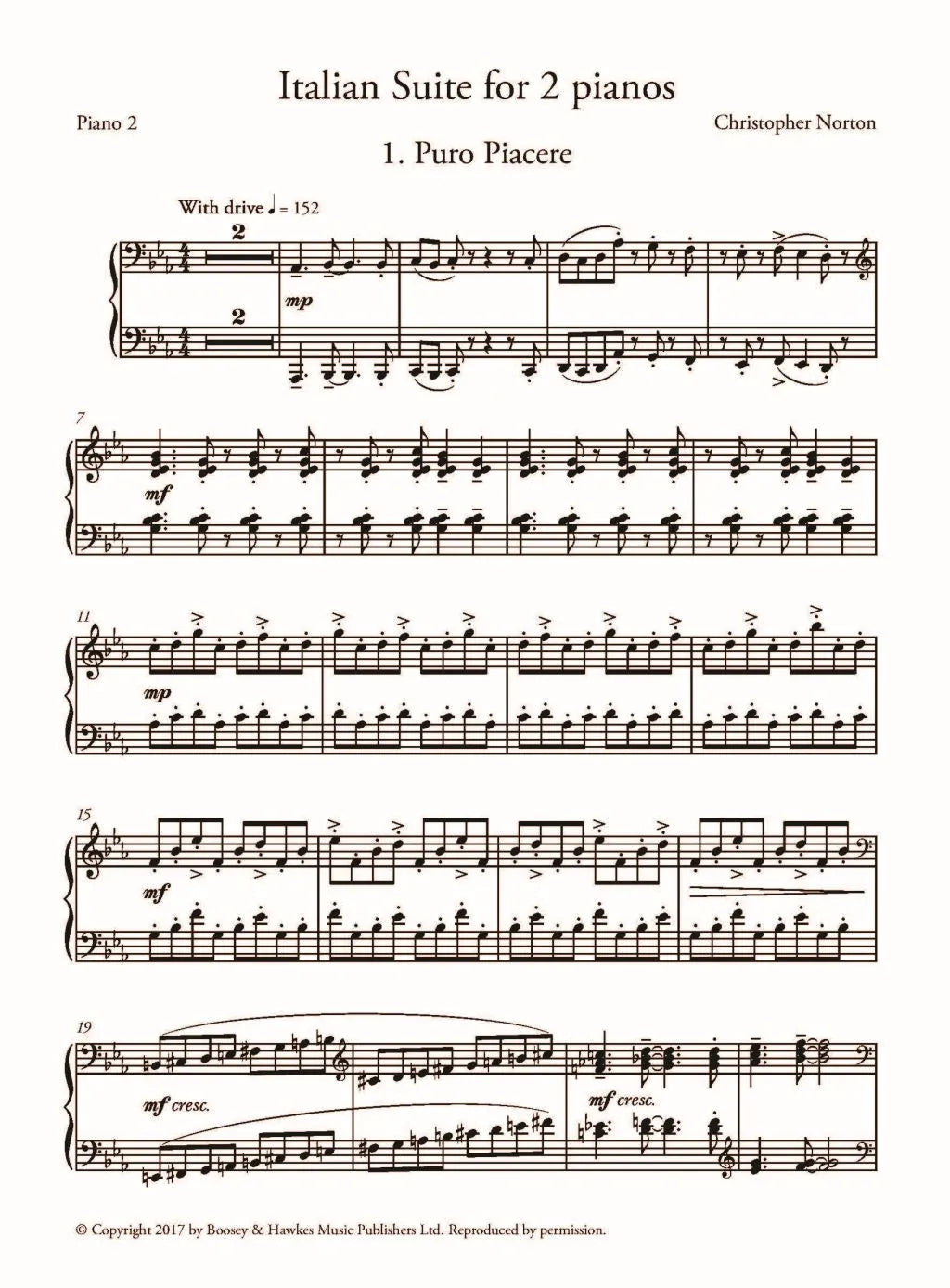 Italian Suite for 2 Pianos