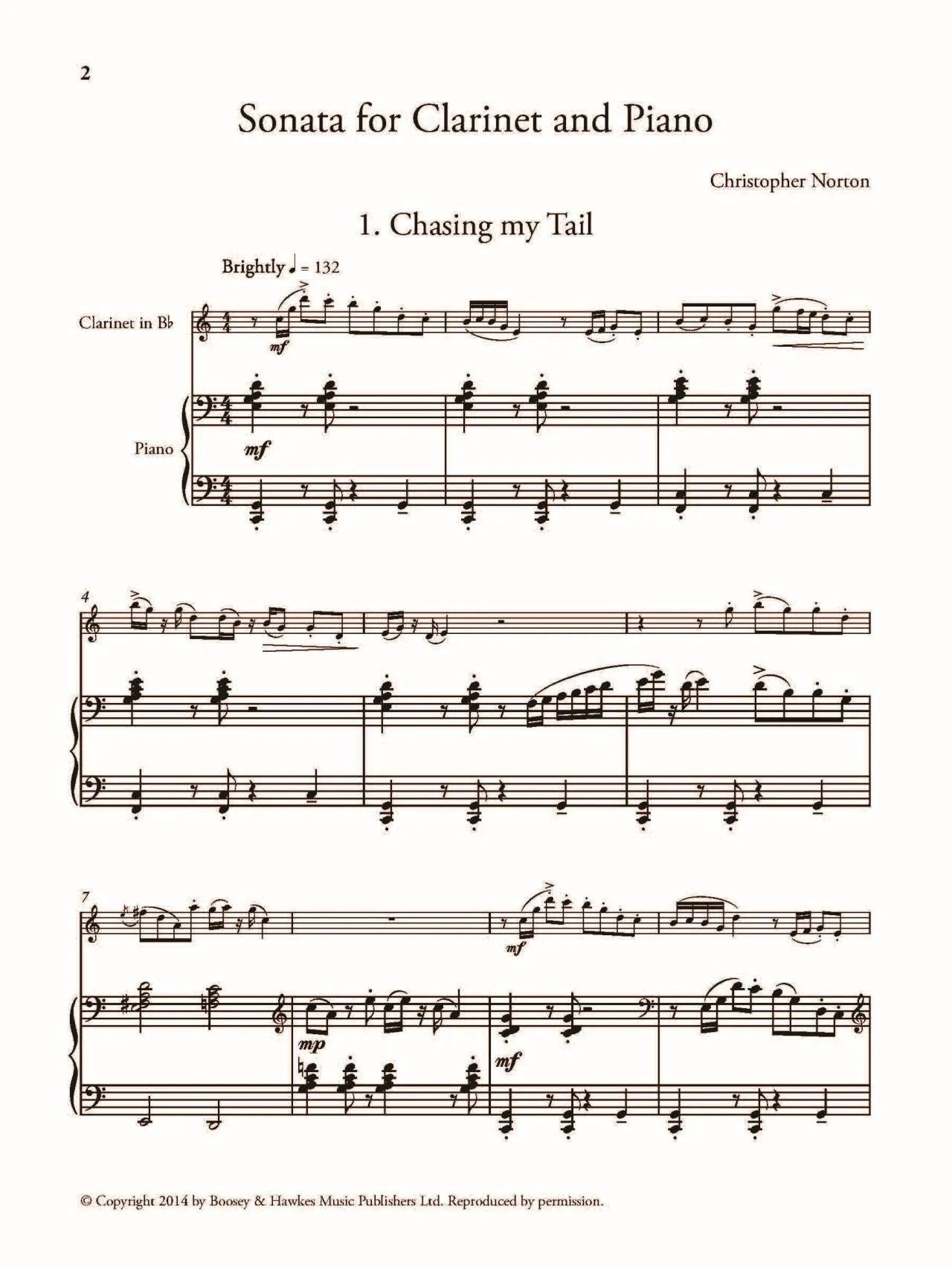 Sonata for Clarinet and Piano