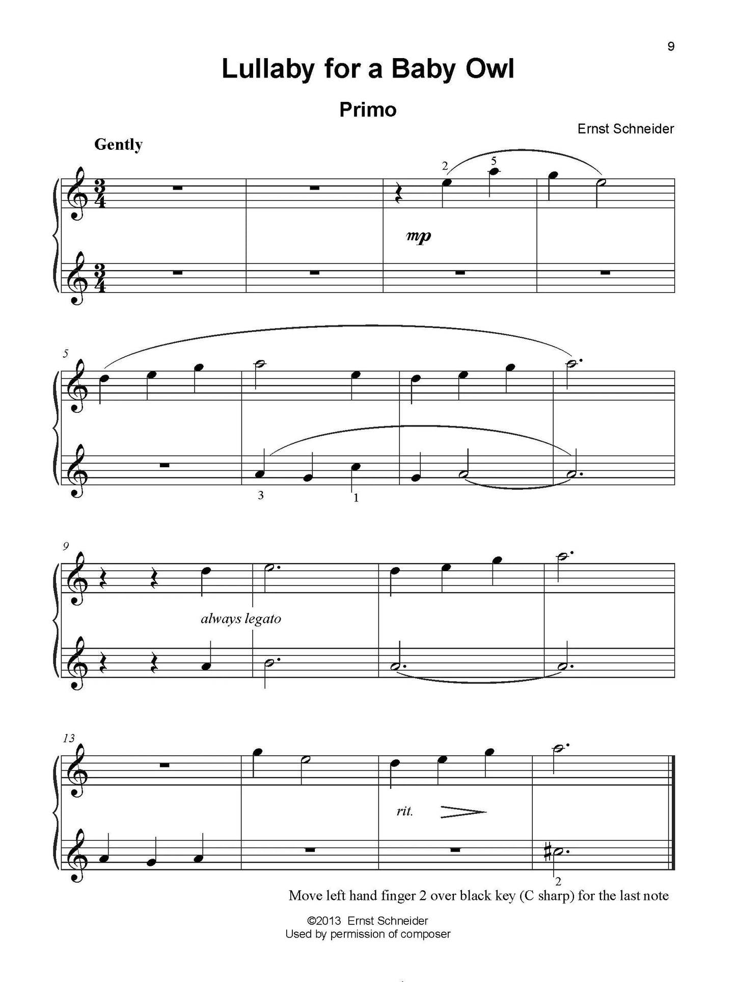 Northern Lights Elementary Piano Duets