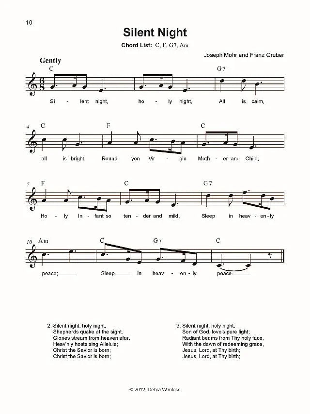 26 Christmas Songs Easy Fake Piano
