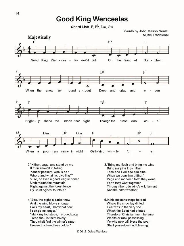 26 Christmas Songs Easy Fake Piano
