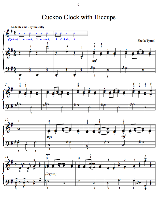 Cuckoo Clock With Hiccups (PDF Download)
