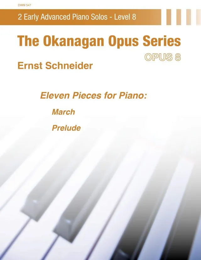 Okanagan Opus 8: Early Advanced Piano Solos (PDF Download)